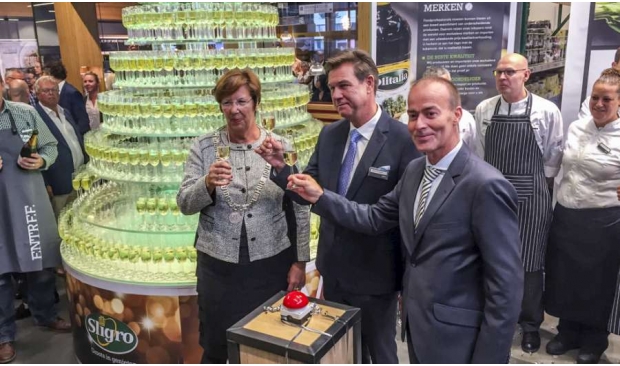 champagnetoren op locatie